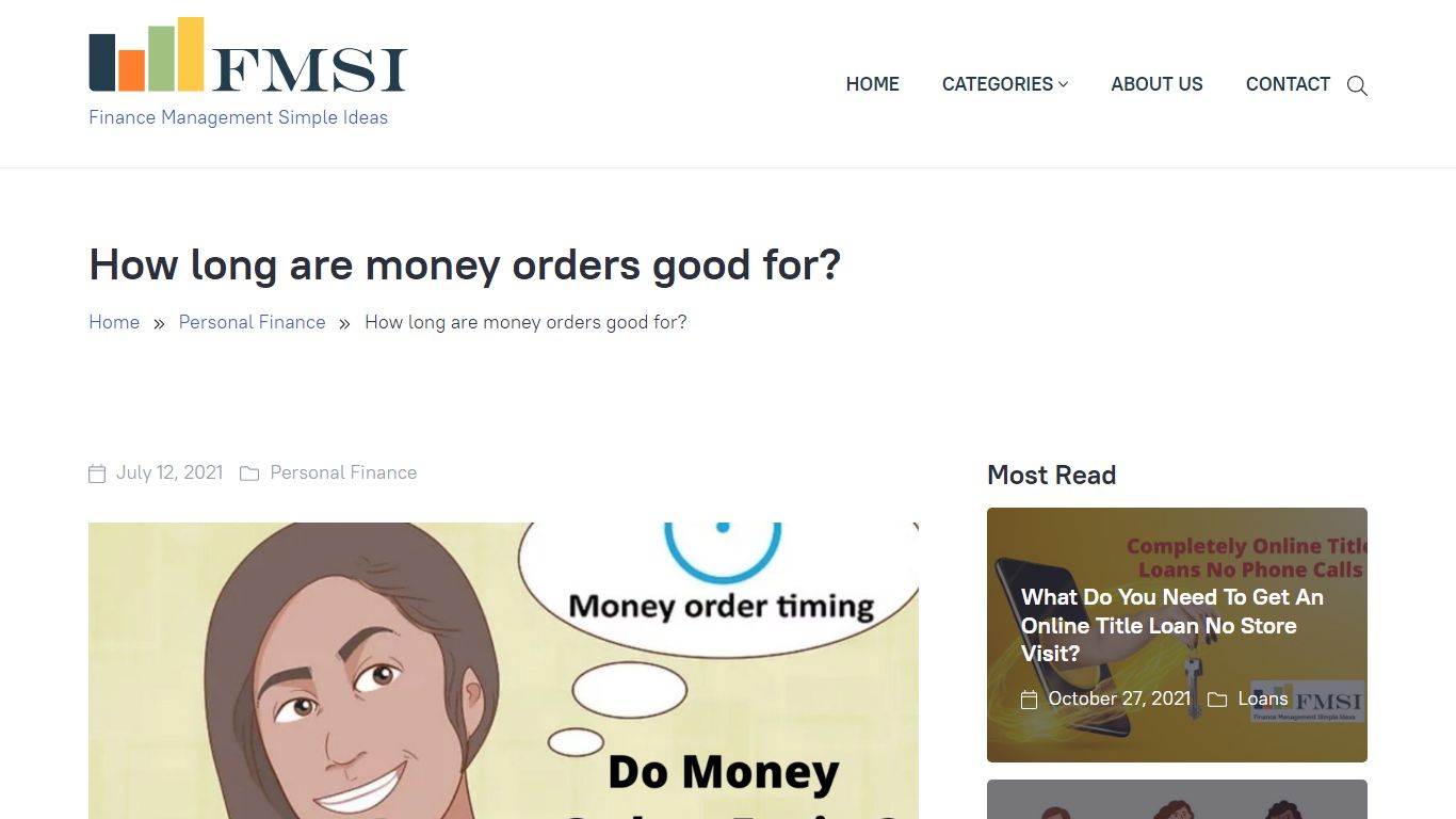 Do Money Orders Expire? | Finance Management Simple Ideas