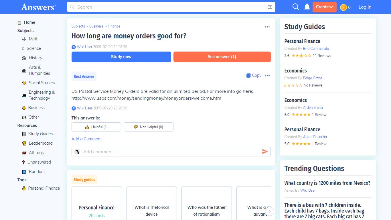 How long are money orders good for? - Answers